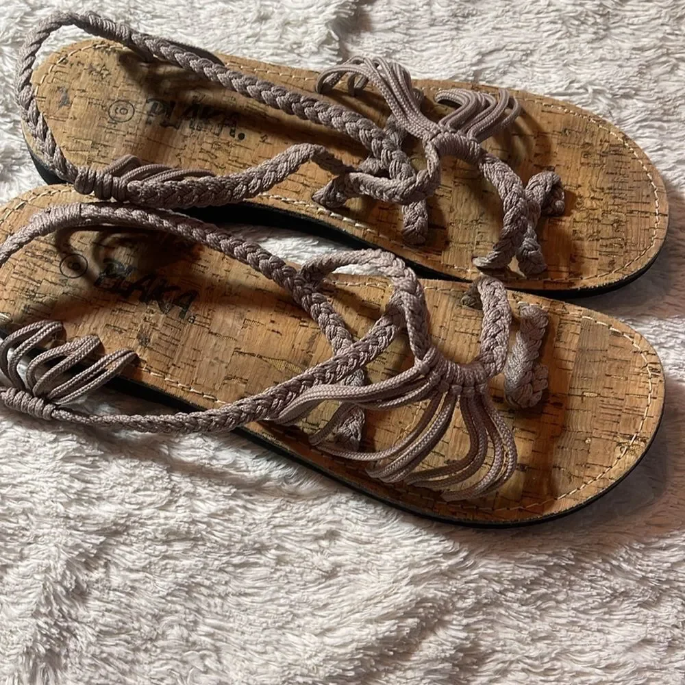Blaka cork sandals size 6